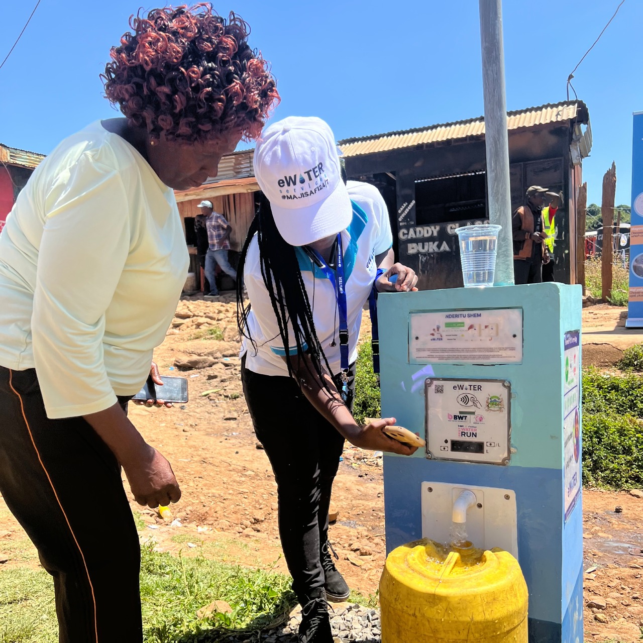 New Best Water Run tap in Karandi, Kenya