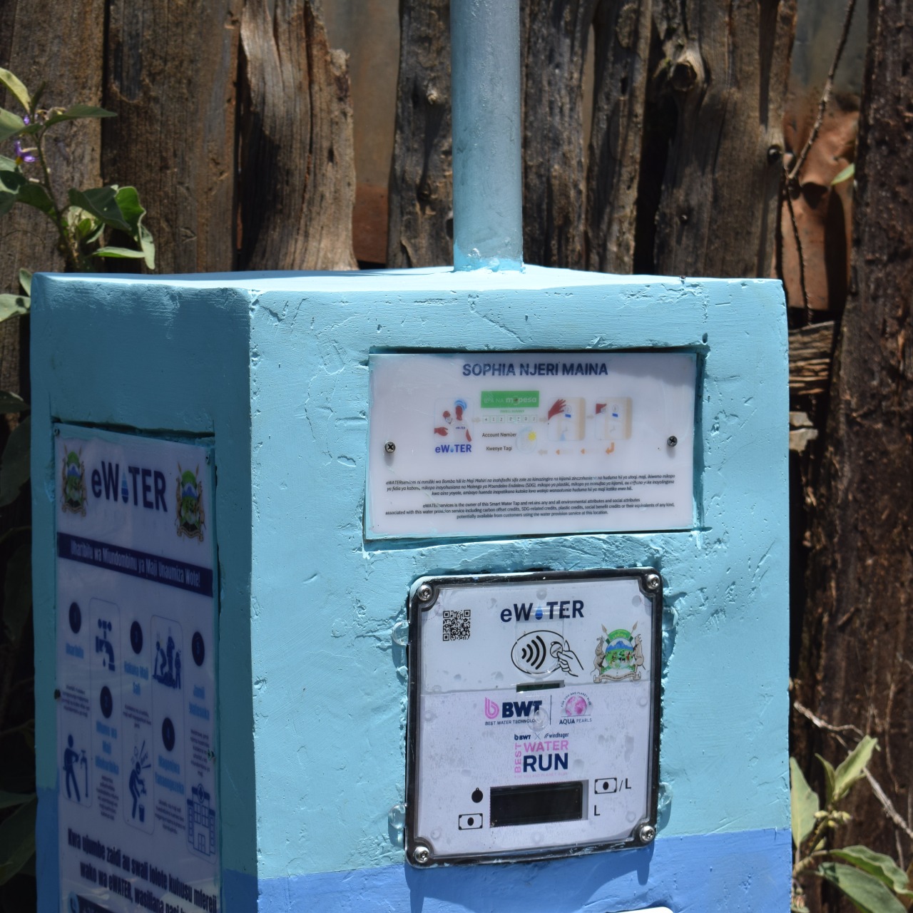 New Best Water Run tap in Karandi, Kenya